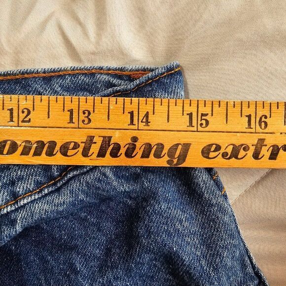 EUC VINTAGE OPEN TRAILS HIGH RISE TAPERED JEANS 100% COTTON SIZE 14 MEDIUM - Picture 13 of 15